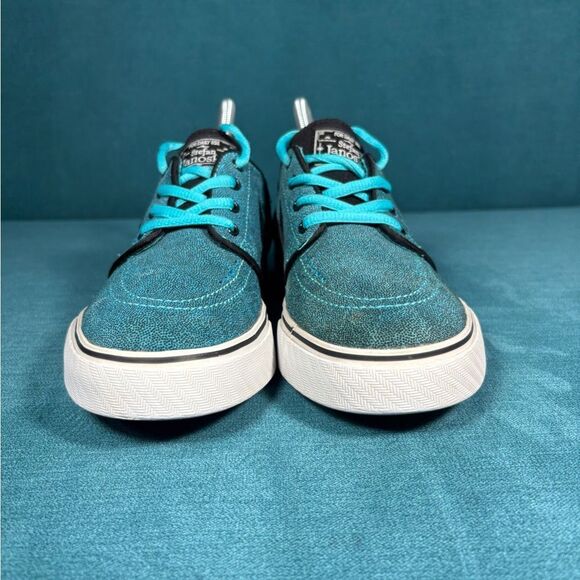 Size 5Y/6.5Women - Nike SB Zoom Stefan Janoski aqua shoes - Picture 4 of 8